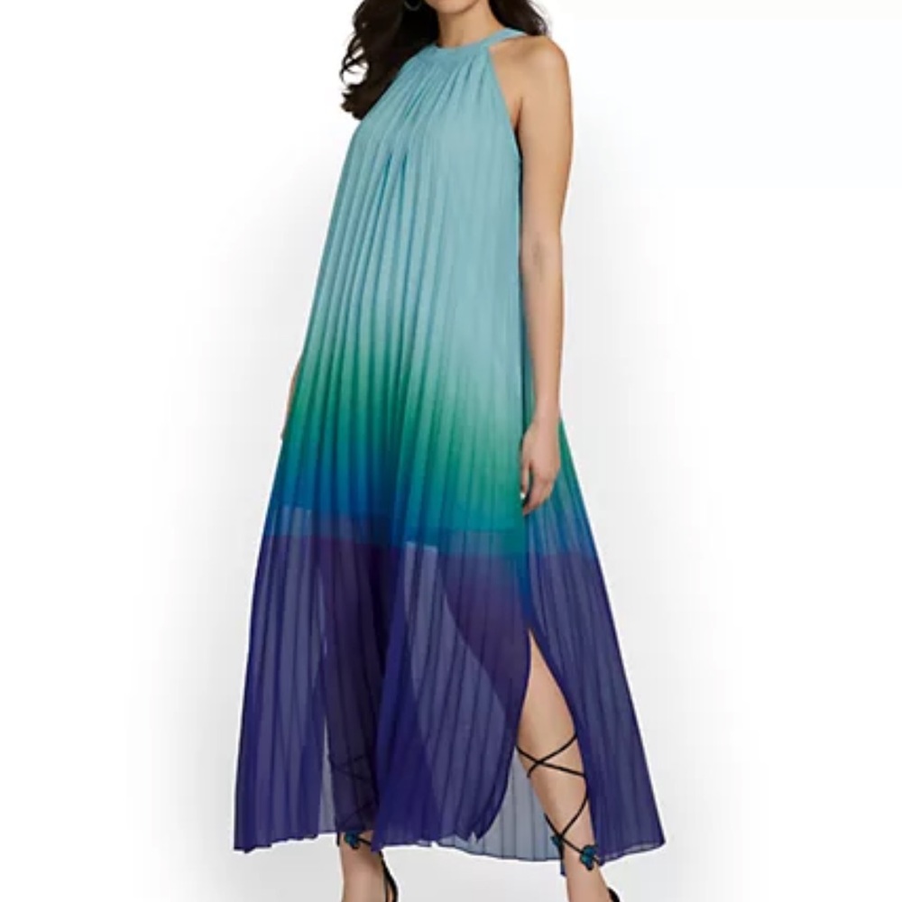 NY&Co Ombré Halter Maxi Dress